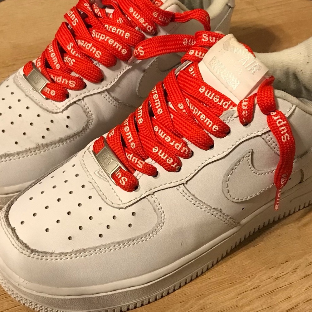 Air Force 1 Supreme Nike white size 5.5